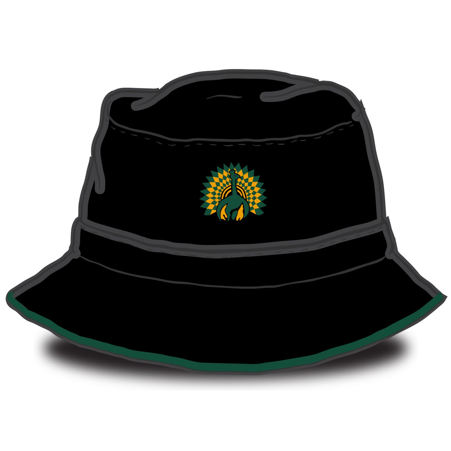 Astwood Bank Cricket Club Green Trim Bucket Hat