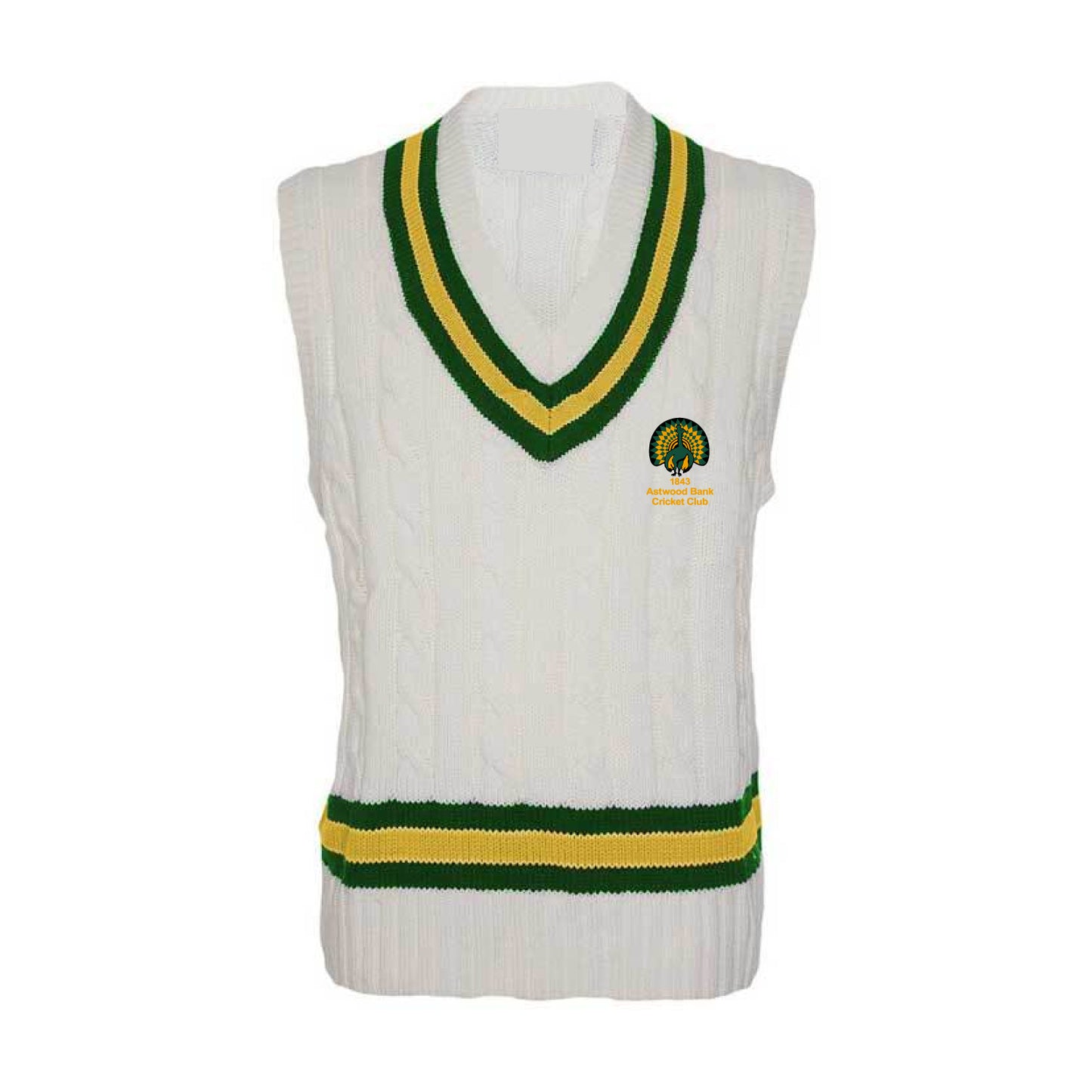 Astwood Bank Cricket Club Cable Knit Cricket Slipover