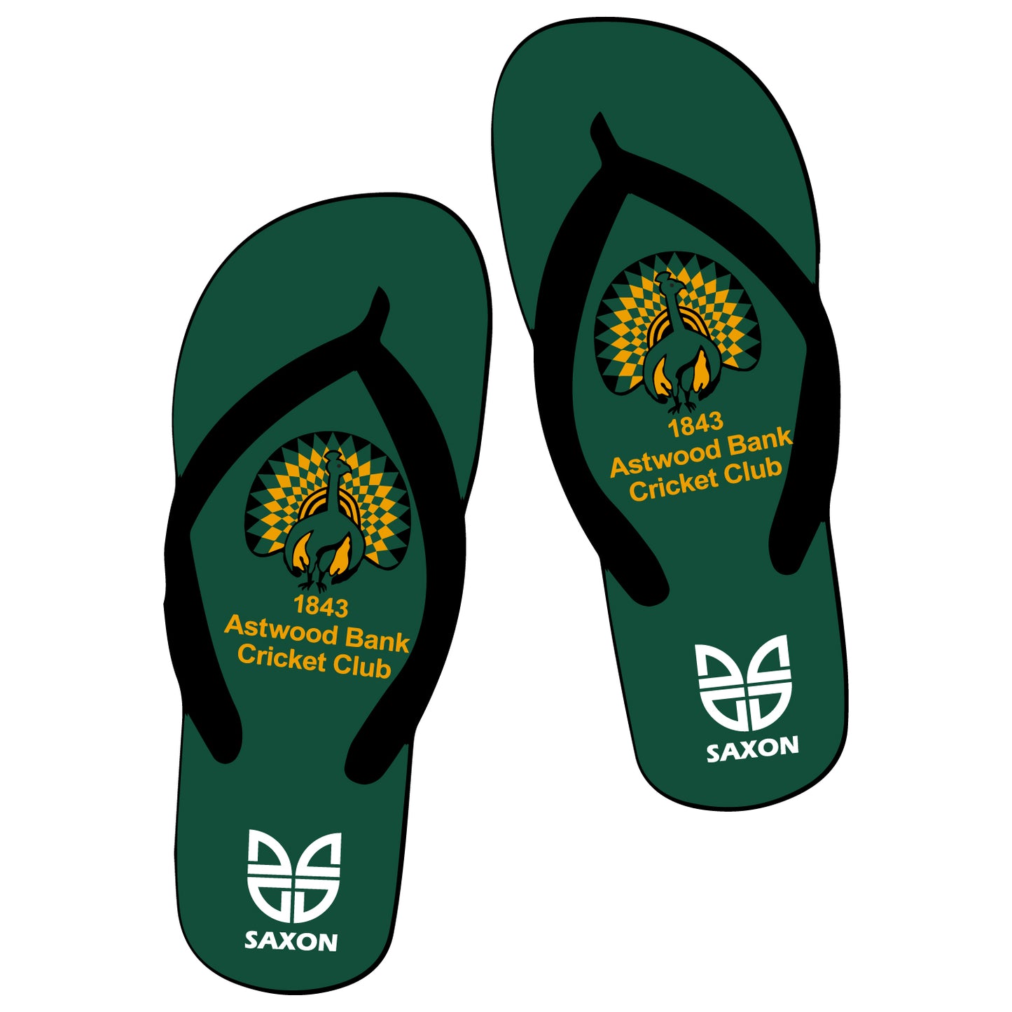Astwood Bank Cricket Club Flip Flops