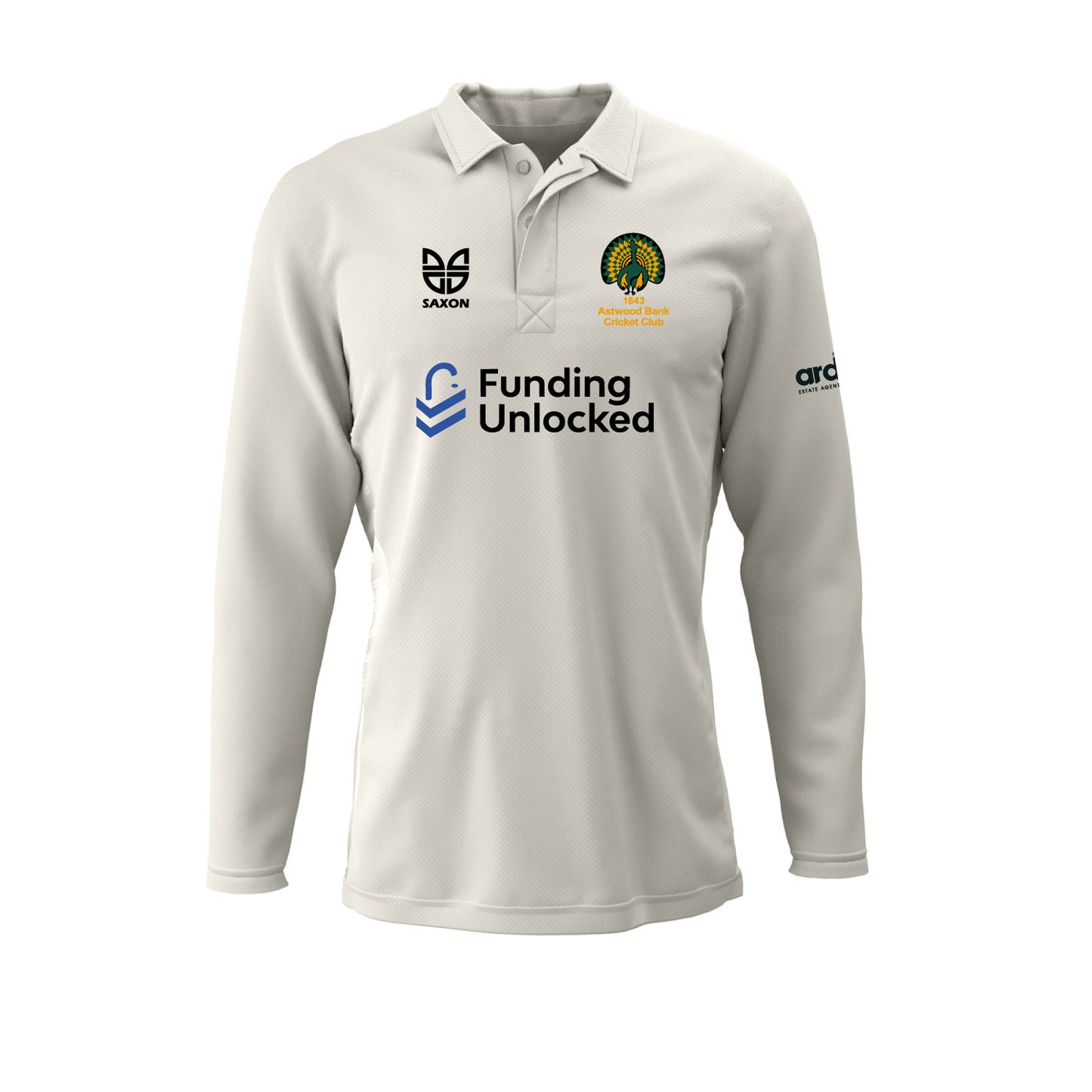 Astwood Bank Cricket Club Long Sleeve Cricket Shirt