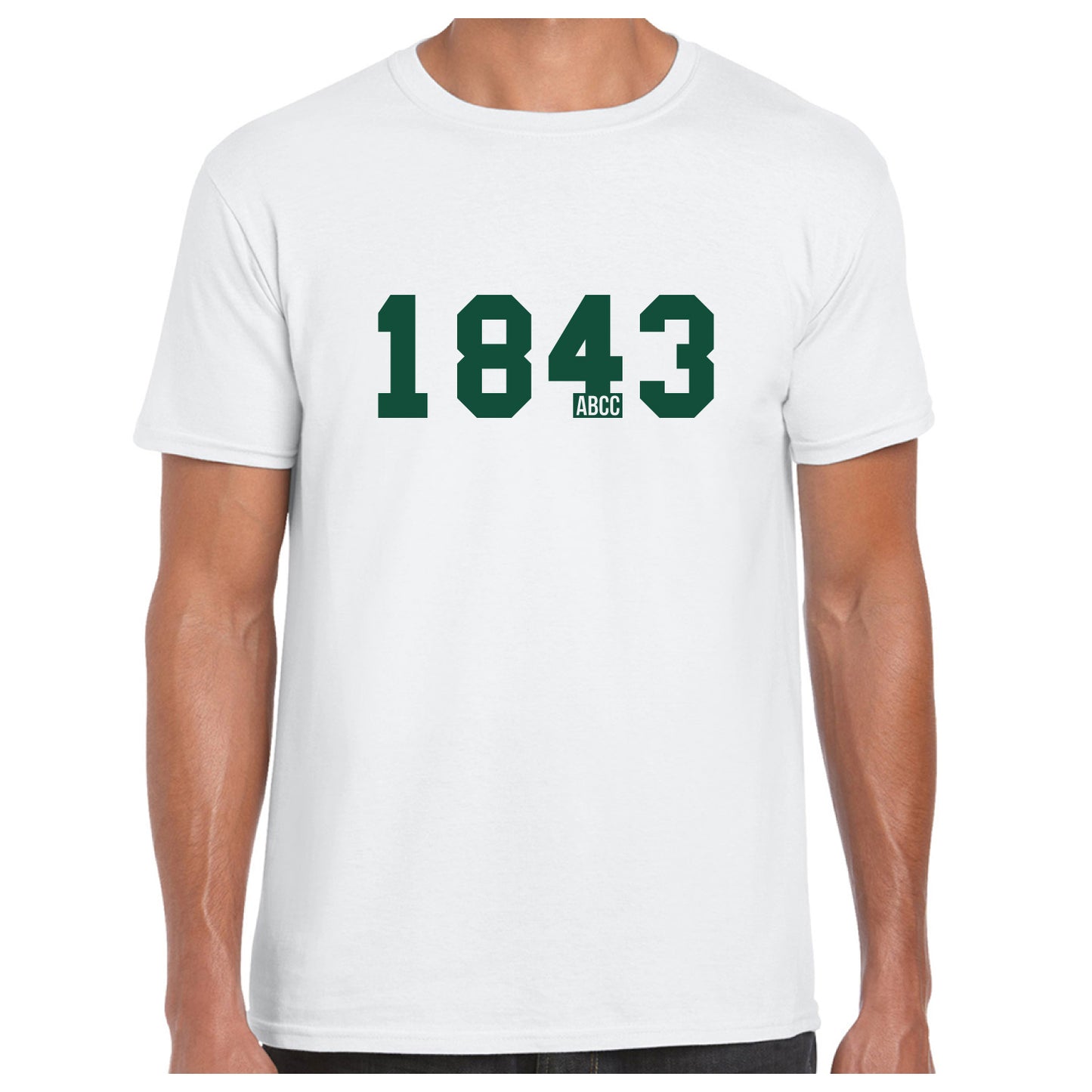 Astwood Bank Cricket Club 1843 Cotton T-shirt White