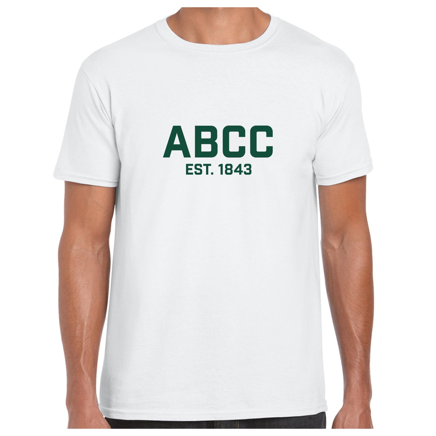 Astwood Bank Cricket Club ABCC Cotton T-shirt White