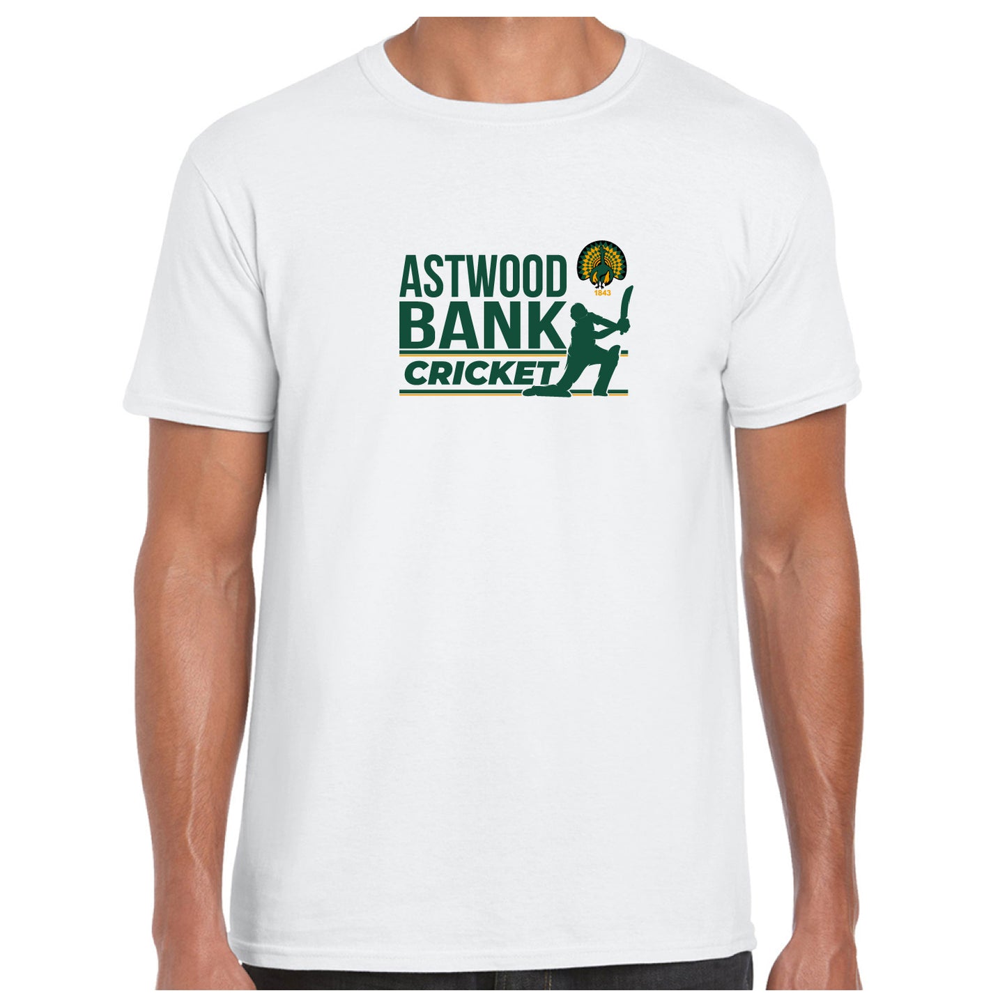 Astwood Bank Cricket Club Batter Cotton T-shirt White