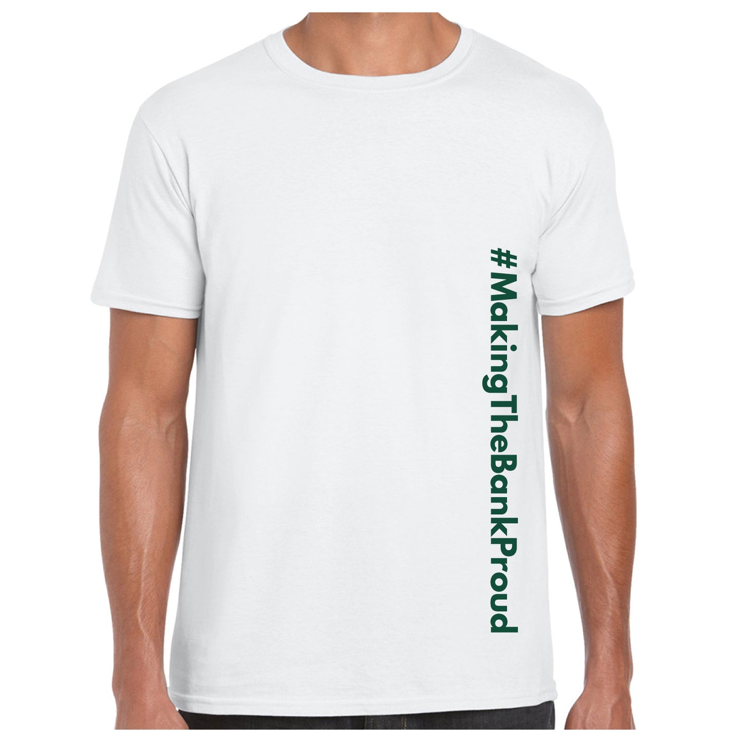 Astwood Bank Cricket Club #makingthebankproud Cotton T-shirt White