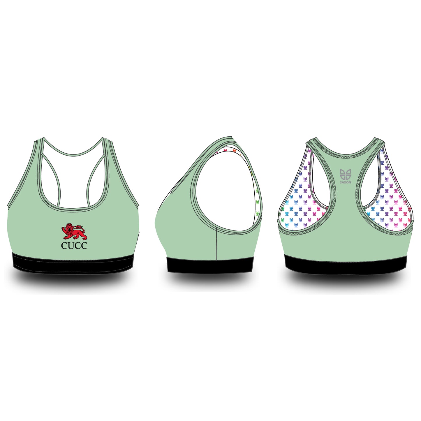 Cambridge University Cycling Club Cambridge Blue Sports Bra