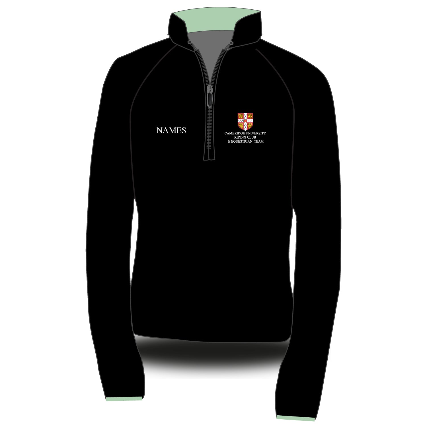 Cambridge University Equestrian Club Black Fleece Saxon Clothing UK