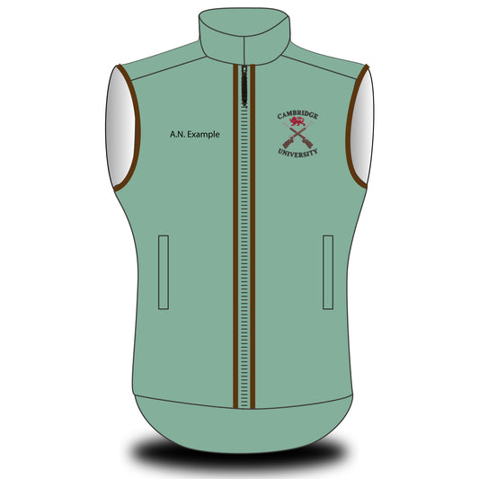 Cambridge University Rifle Association Leather Trimmed Gilet