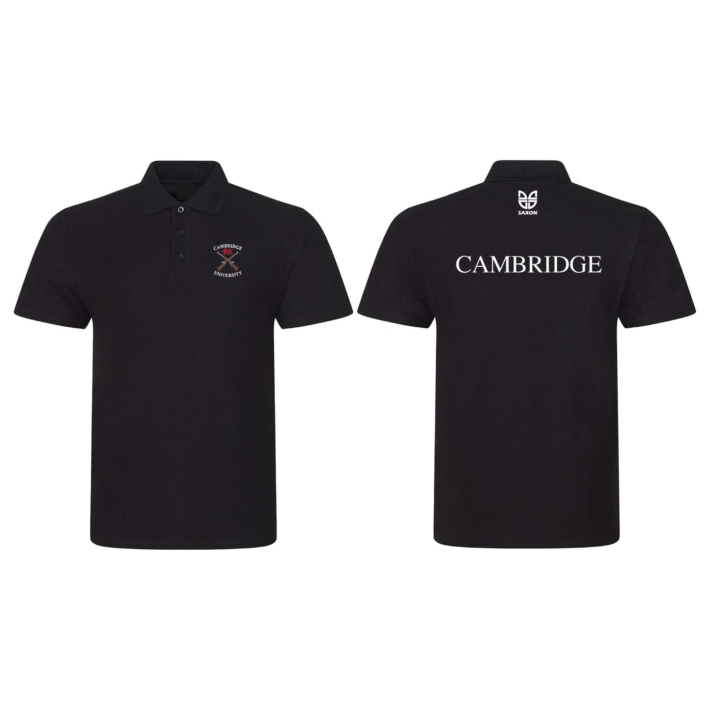 Cambridge University Rifle Association Black Polo Shirt