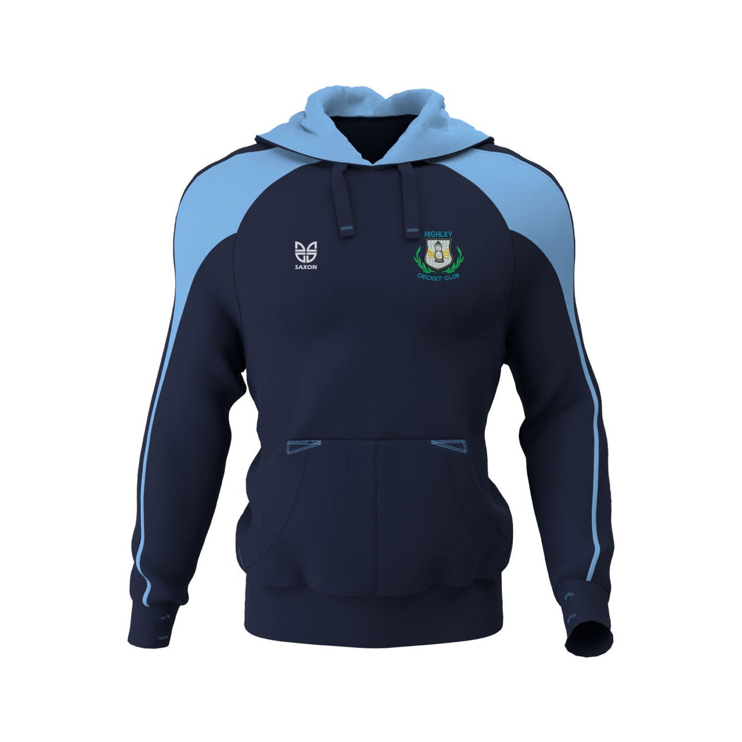 Highley Cricket Club Hoody Navy Sky