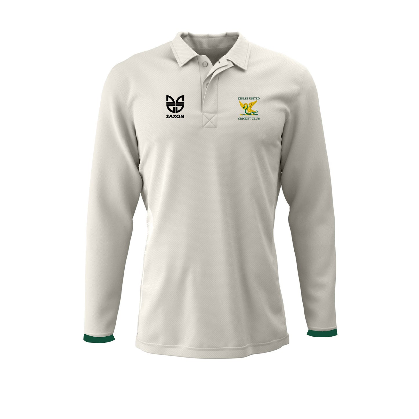 Kinlet United Cricket Club Long Sleeve Cricket Shirt Tipped