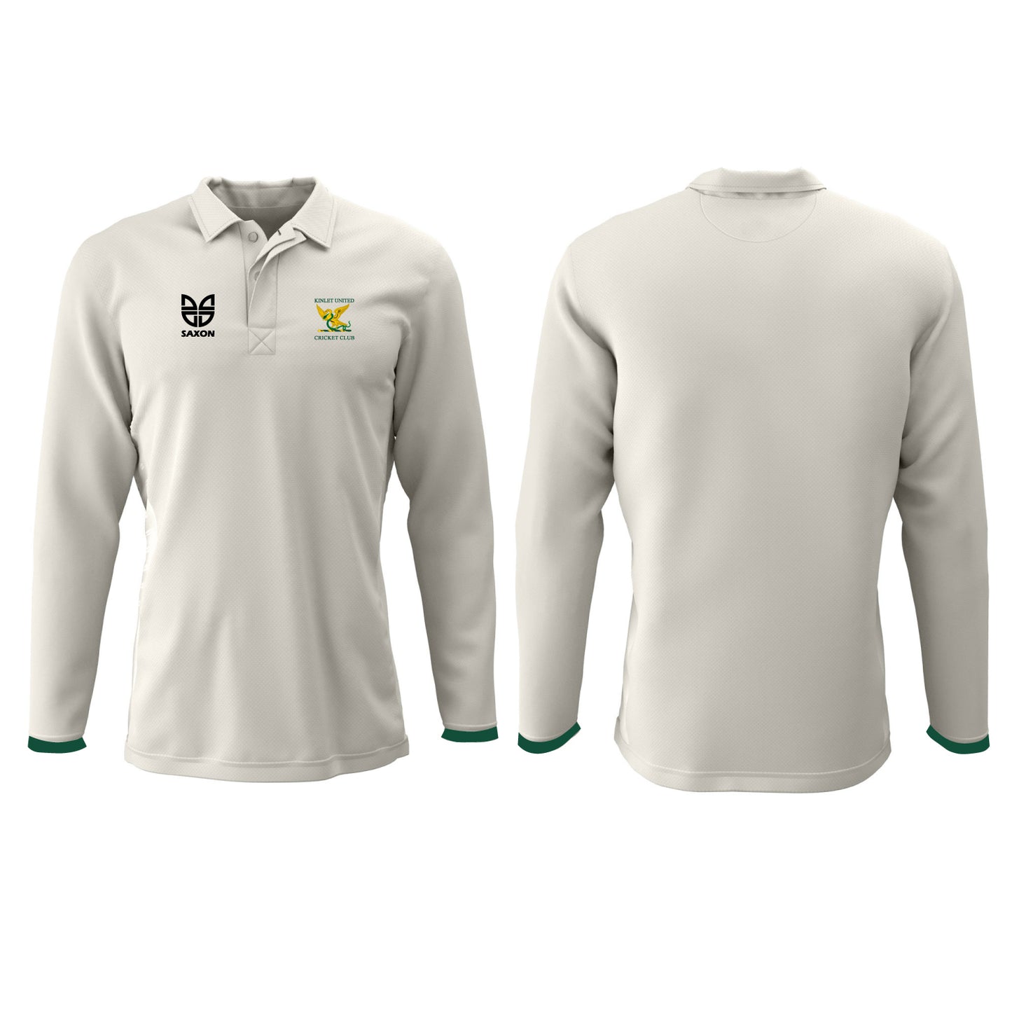 Kinlet United Cricket Club Long Sleeve Cricket Shirt Tipped