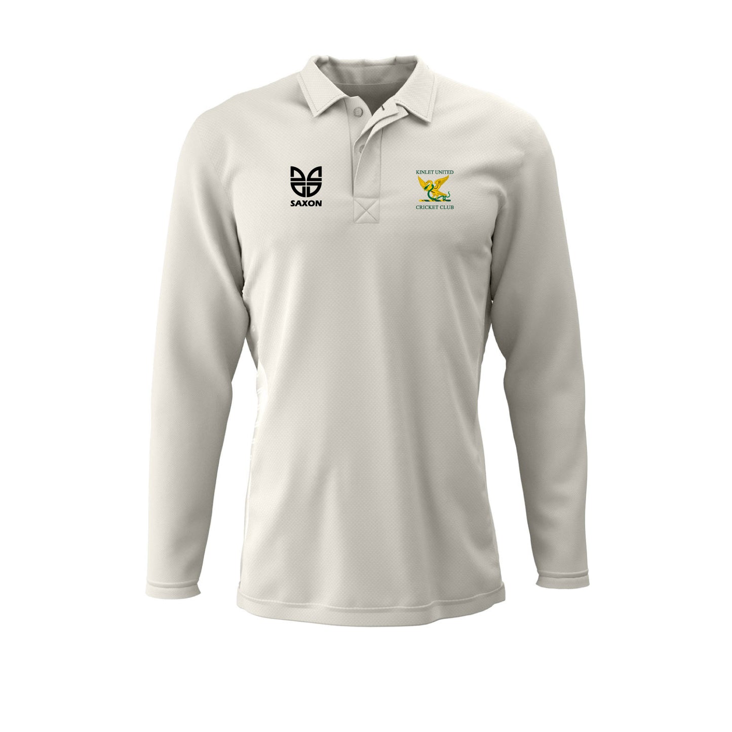 Kinlet United Cricket Club Long Sleeve Cricket Shirt Un-Tipped