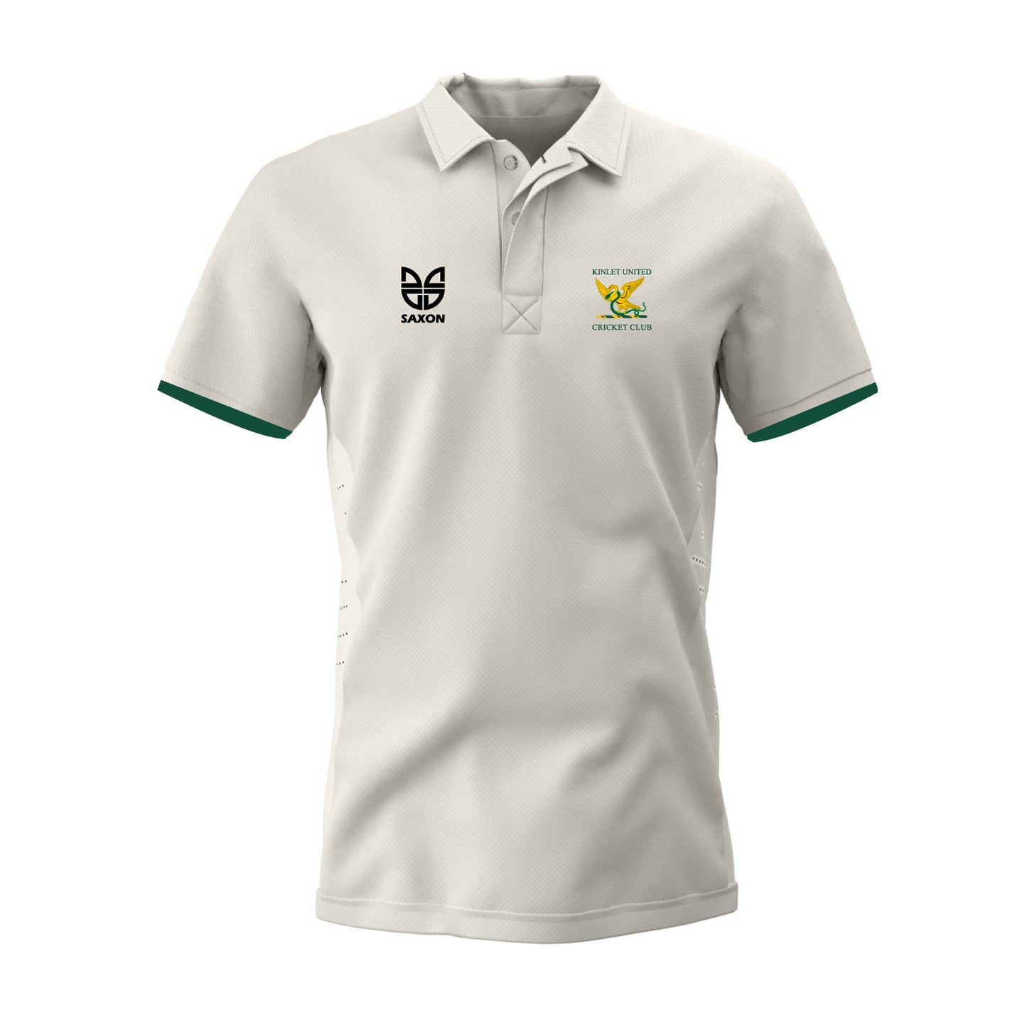 Kinlet United Cricket Club Short Sleeve Cricket Shirt Tipped