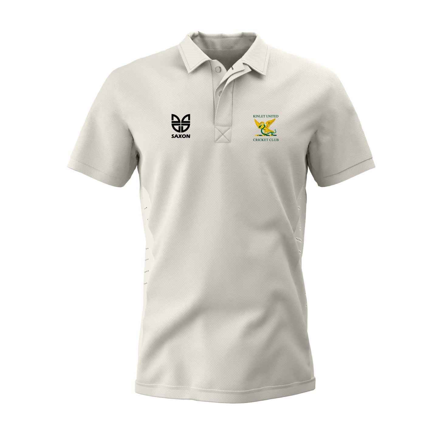 Kinlet United Cricket Club Short Sleeve Cricket Shirt Un-Tipped