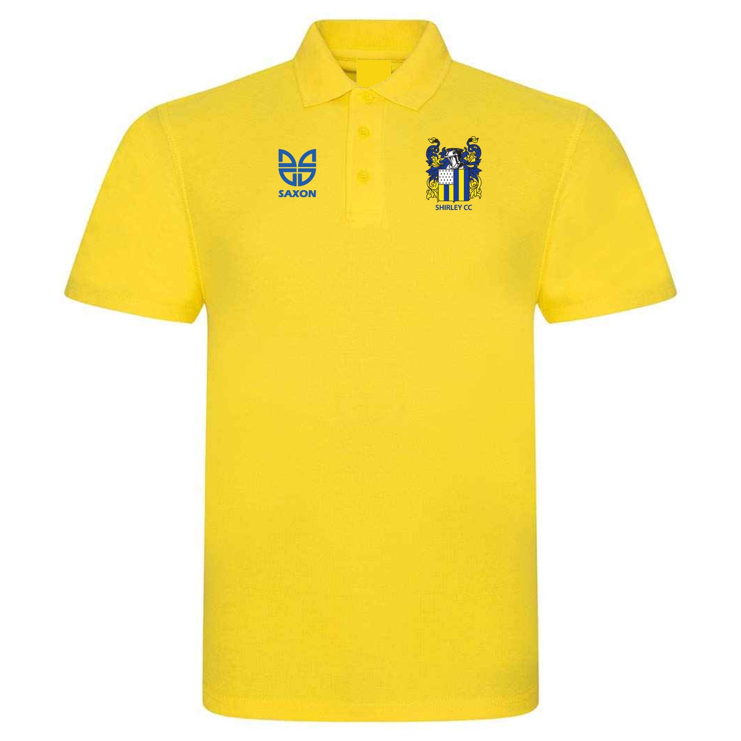 Shirley Cricket Club Yellow Polo Shirt