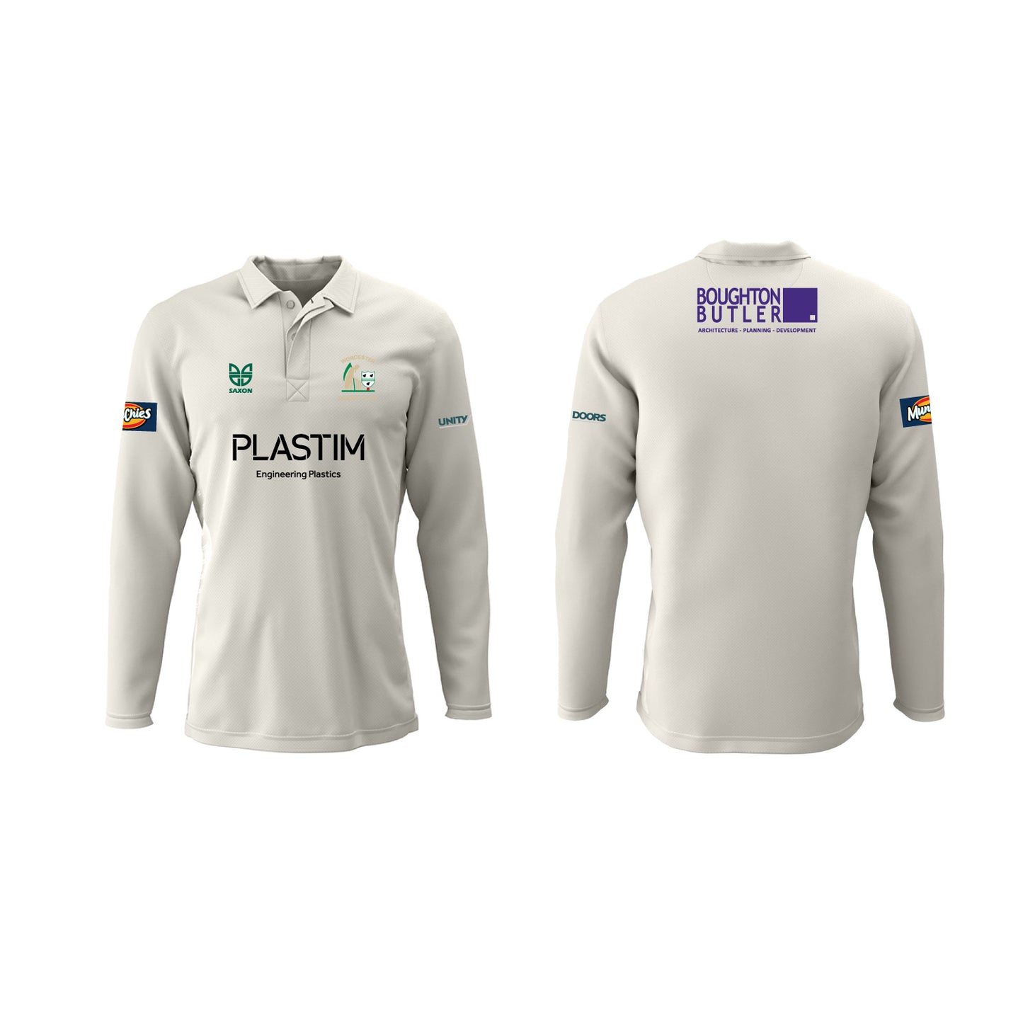 Worcester Cricket Club Red Ball Long Sleeve Cricket Shirt
