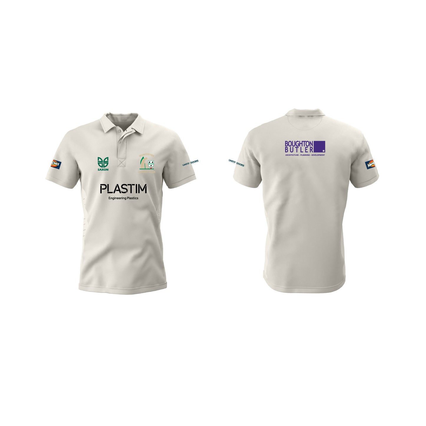 Worcester Cricket Club Red Ball Short Sleeve Cricket Shirt