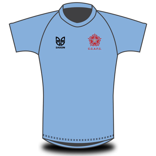 christs college afc t shirt sky blue