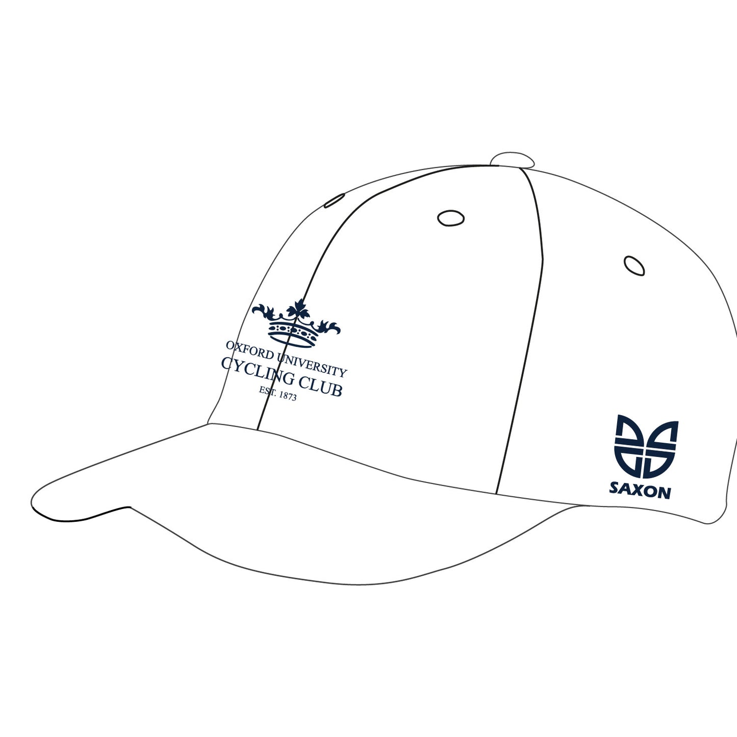 Oxford University Cycling Club Cap White