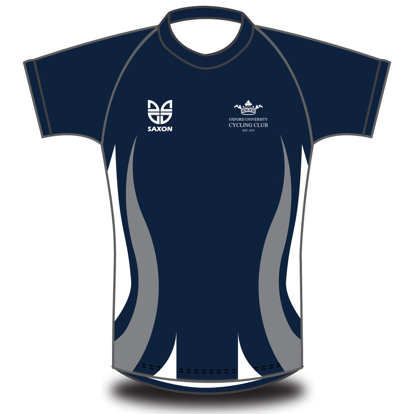 Oxford University Cycling Club Flames T-shirt