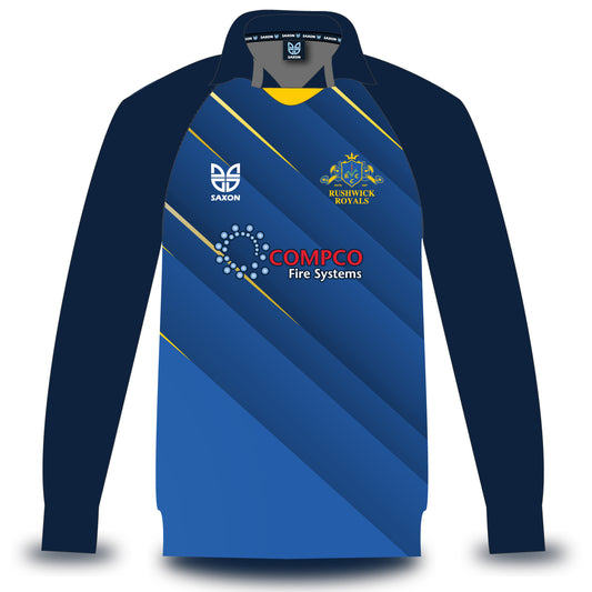 rushwick royals match shirt long sleeve front