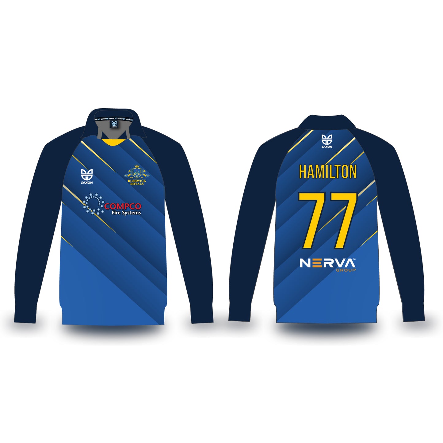 rushwick royals match shirt long sleeve