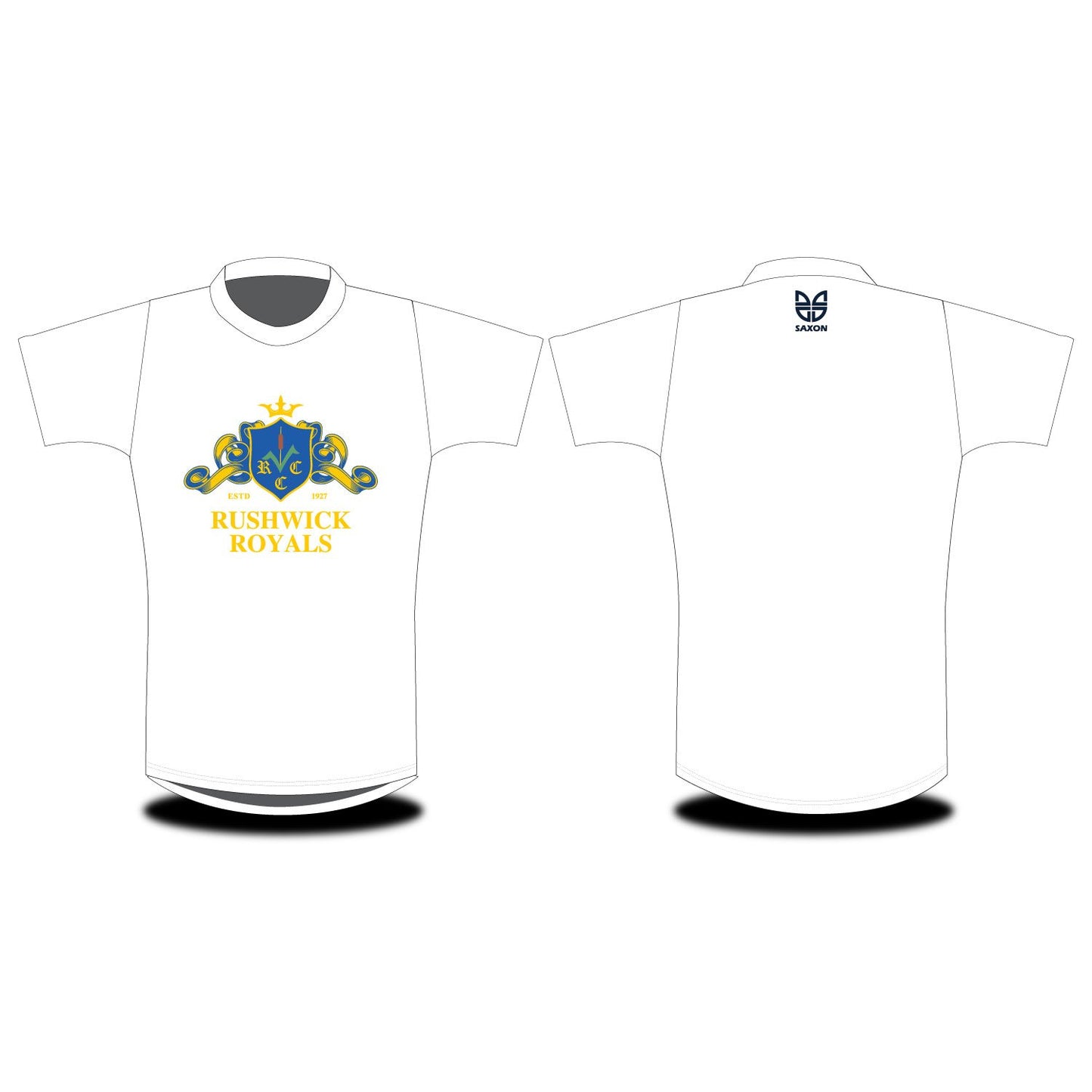rushwick royals tshirt white