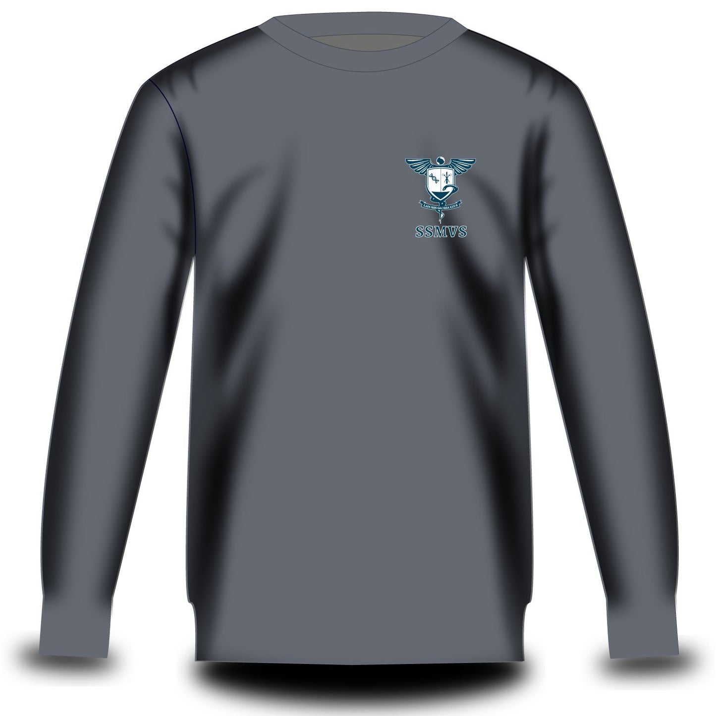 sidney sussex medical and veterinary society sweatshirt steel grey