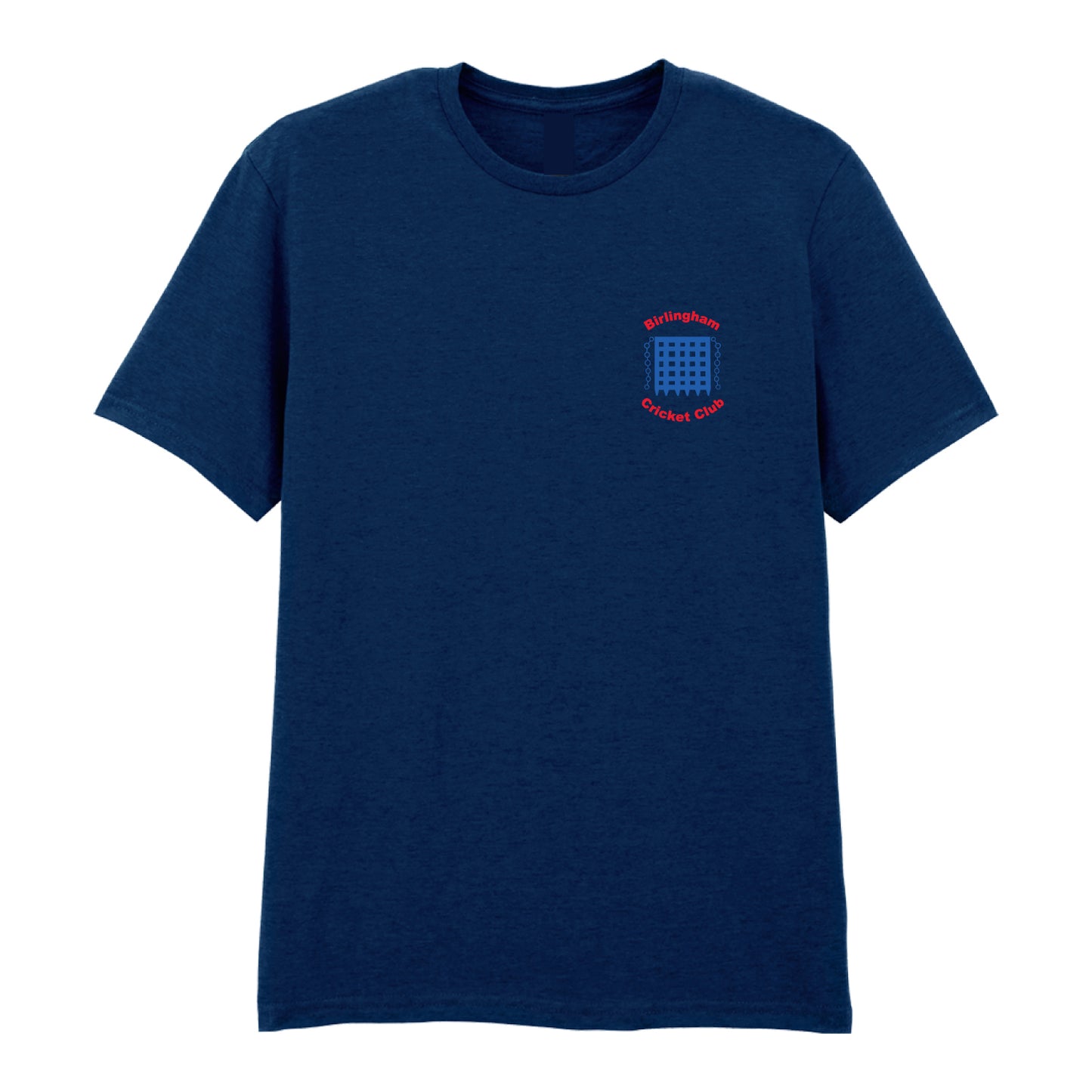 Birlingham Cricket Club Navy Cotton T-shirt
