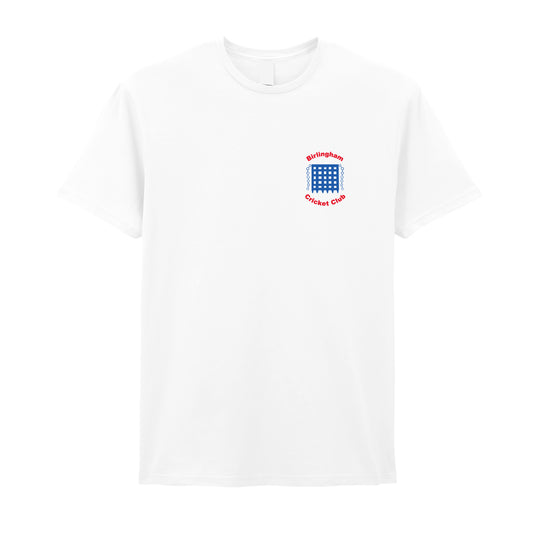 Birlingham Cricket Club White Cotton T-shirt