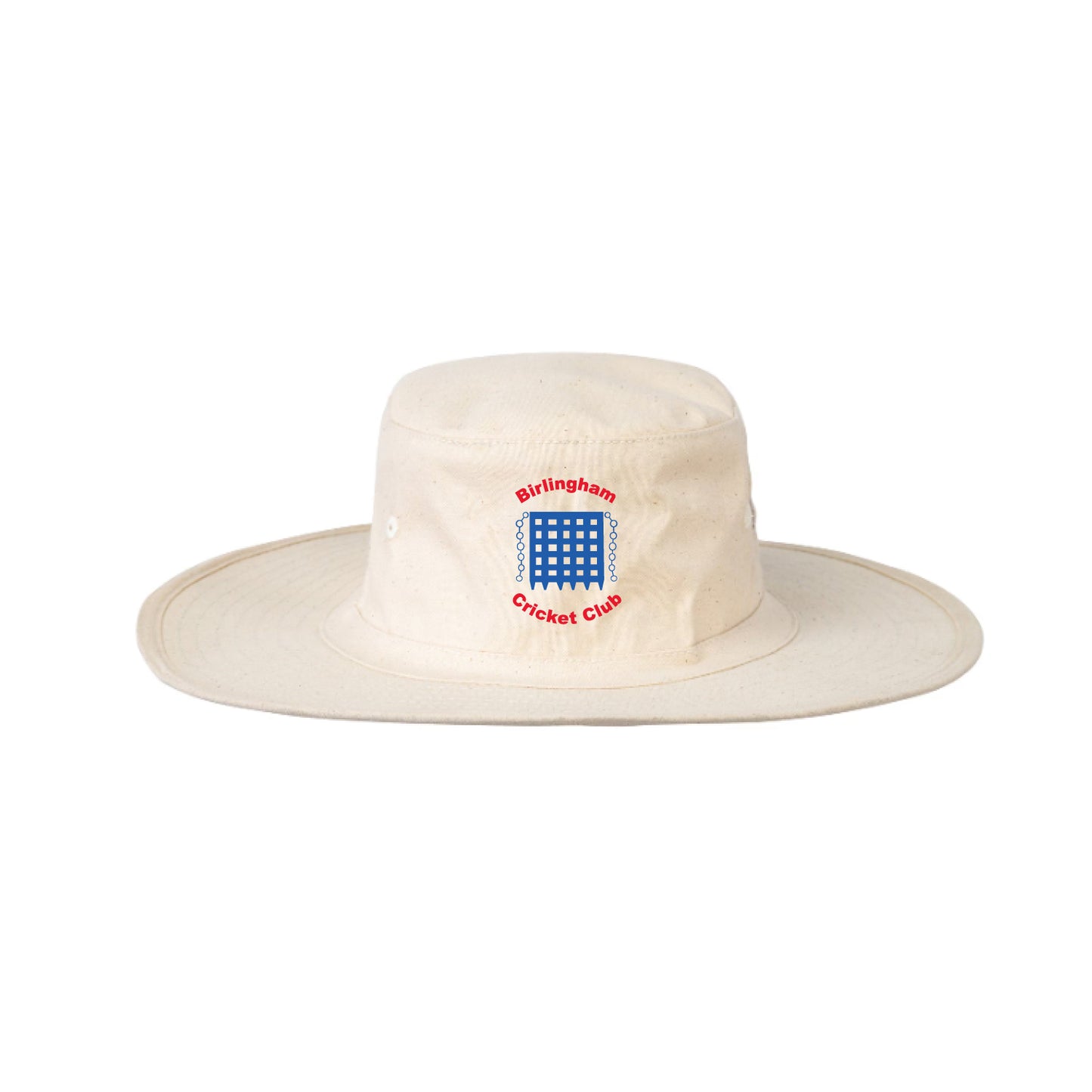 Birlingham Cricket Club Cream Sun Hat