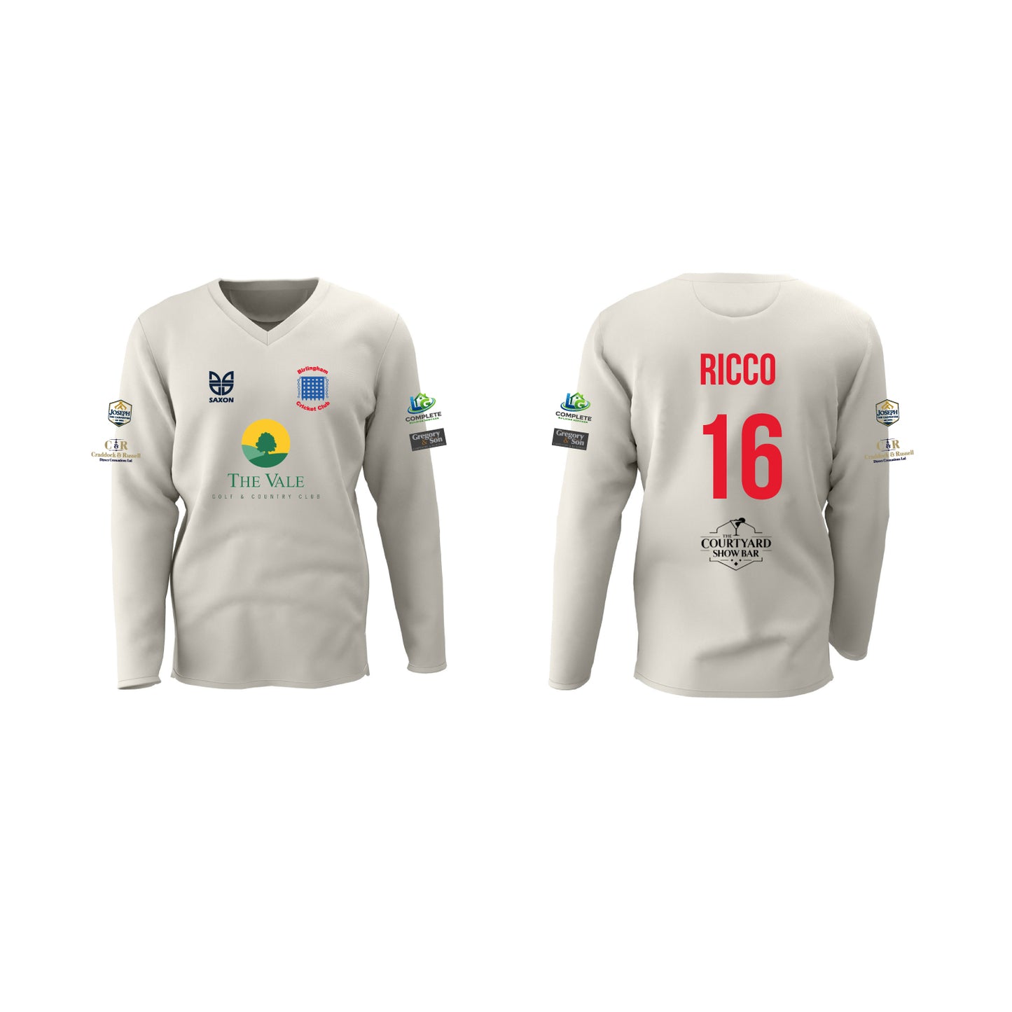 Birlingham Cricket Club Cricket Sweater