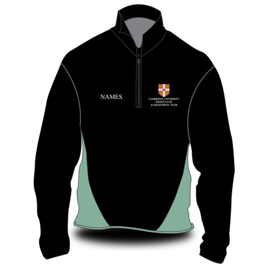 Cambridge University Equestrian Club Black Softshell Jacket