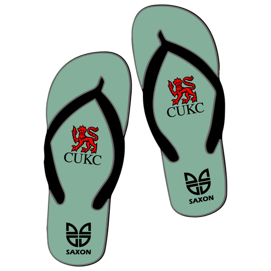 Cambridge University Karate Club Cambridge Blue Flip Flops