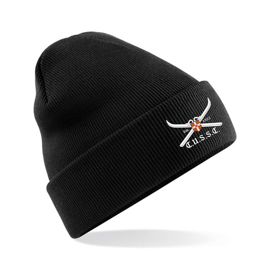 Cambridge University Skiing Club Black Beanie Hat