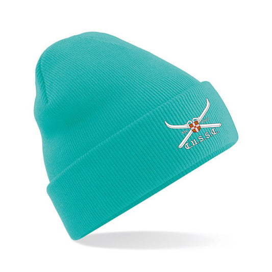 Cambridge University Skiing Club Mint Beanie Hat