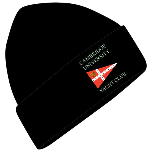Cambridge University Yacht Club Black Beanie Hat