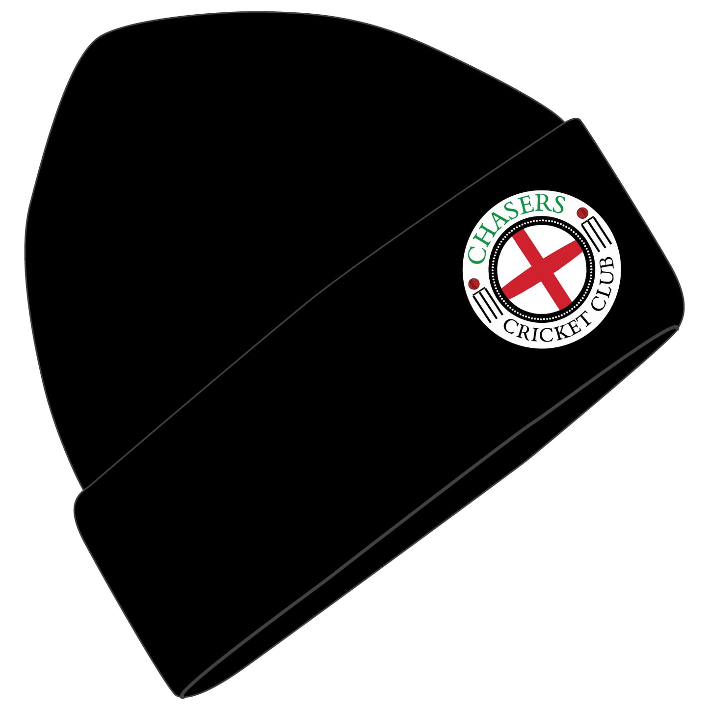 Chasers Cricket Club Black Beanie Hat