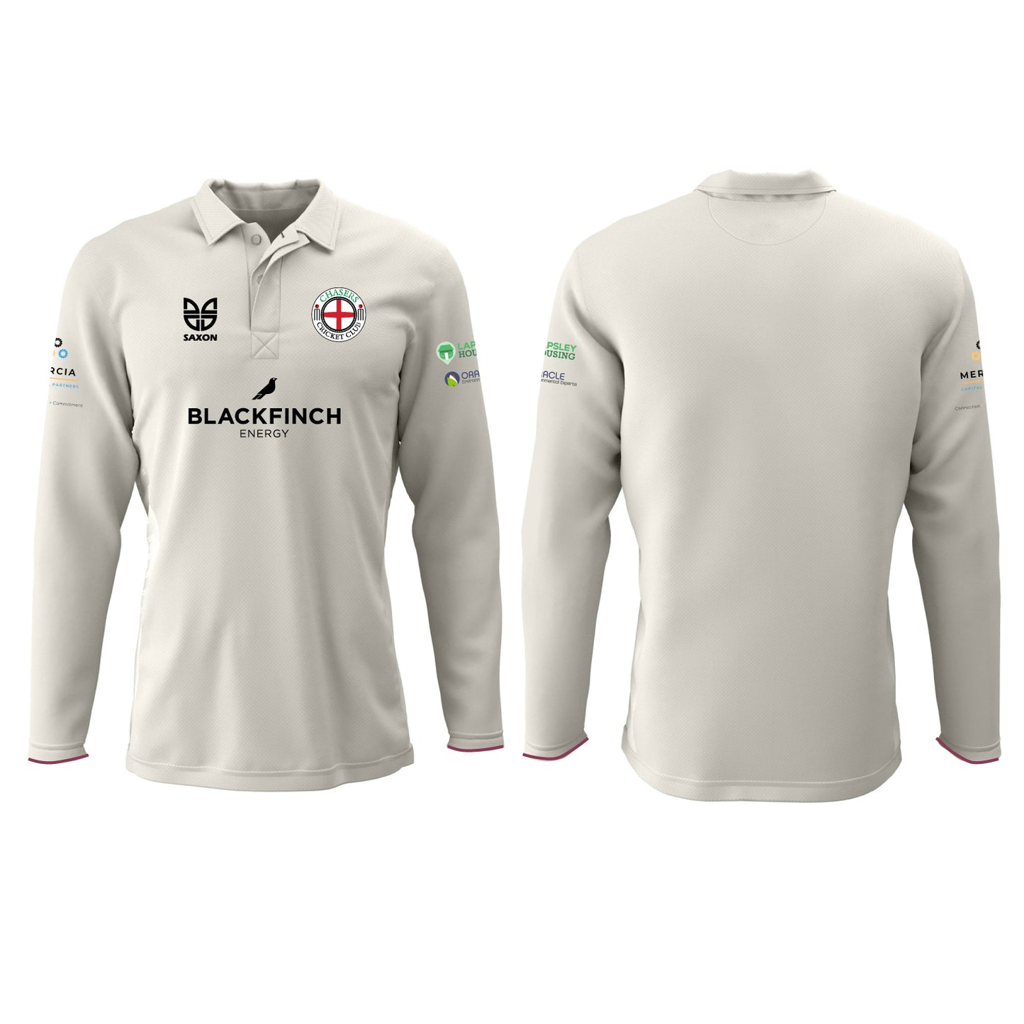 Chasers Cricket Club Long Sleeve Cricket Shirt