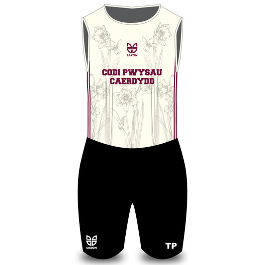 Codi Pwysau Caerdydd Weightlifting Suit Option 1