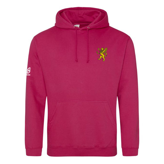 Downing College Griffins' Club Fuchsia Hoodie