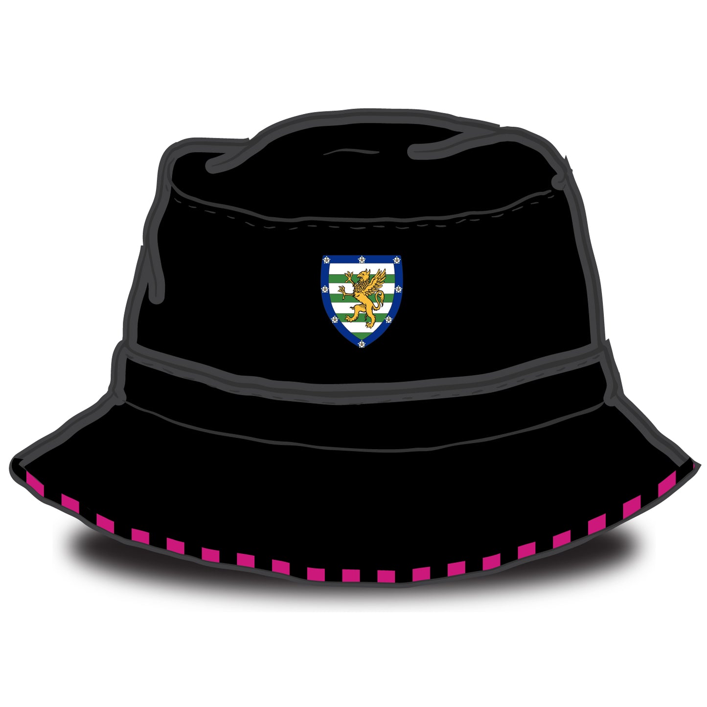Downing College Rugby Club Stripped Trim Bucket Hat