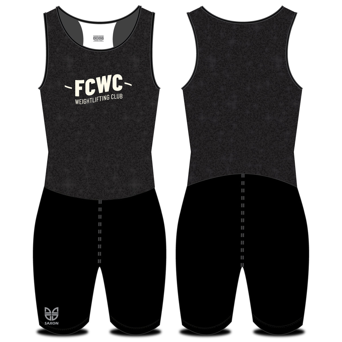 FCWC Weightlifting Club Sparkly All in One Suit