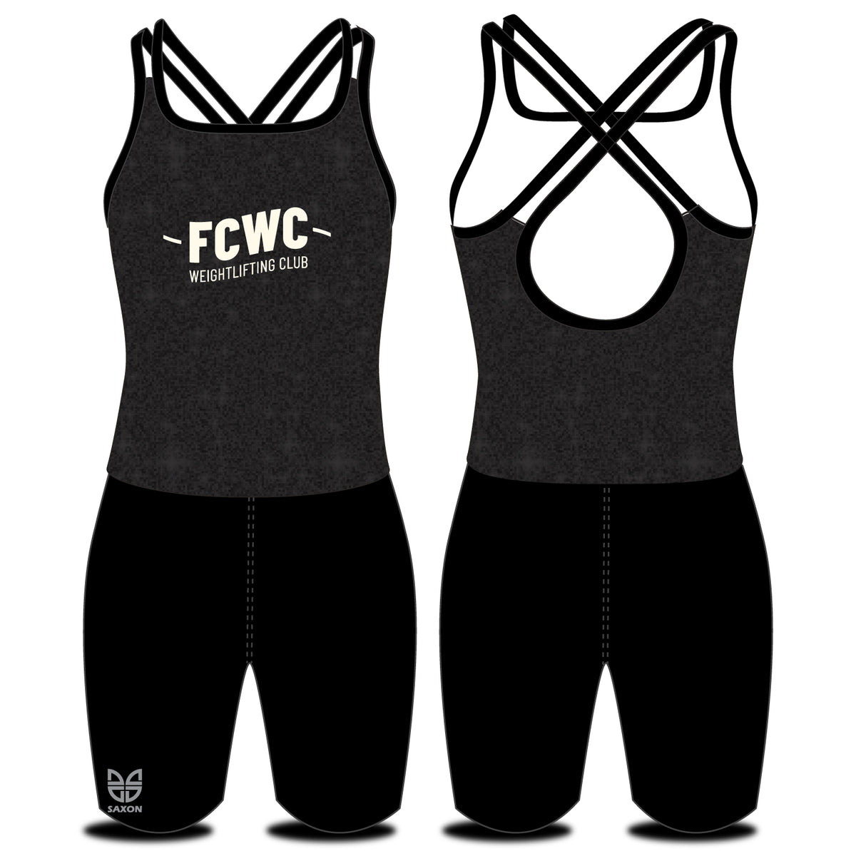 FCWC Weightlifting Club Sparkly Strappy Suit