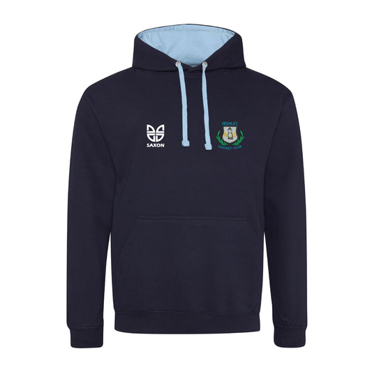 Highley Cricket Club Contrast Hoodie