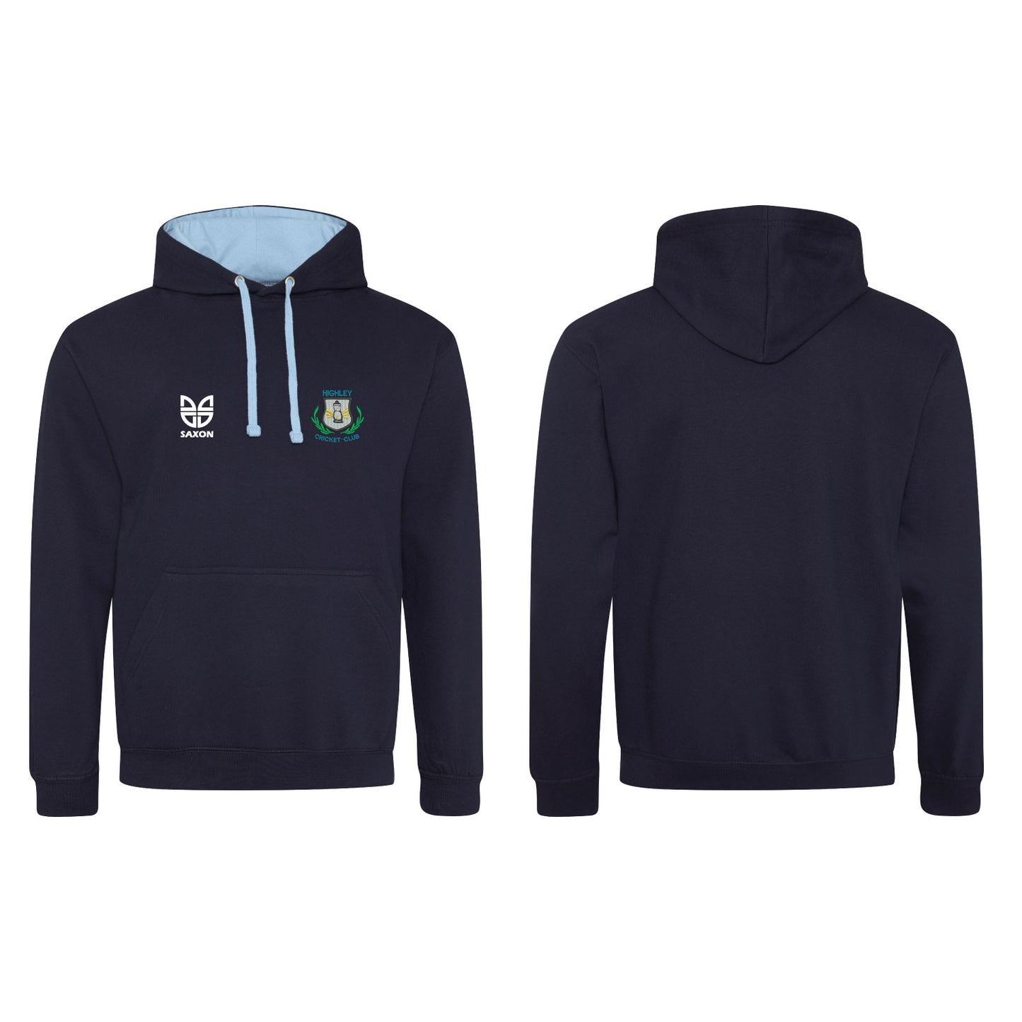 Highley Cricket Club Contrast Hoodie