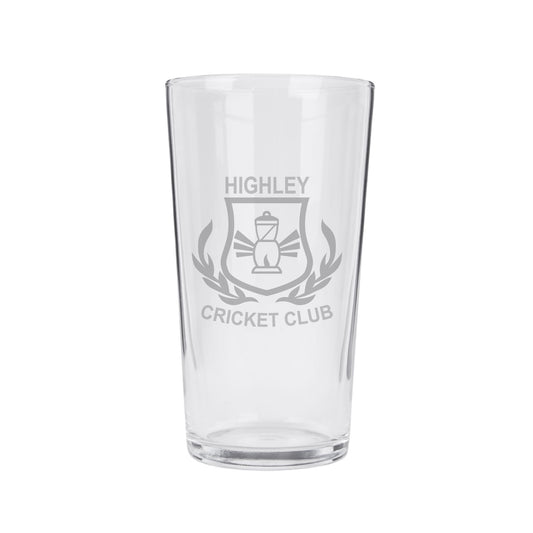 Highley Cricket Club Pint Glass