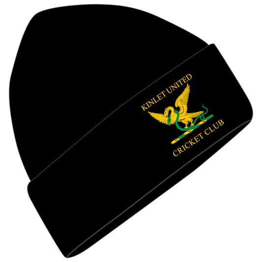 Kinlet United Cricket Club Beanie Hat Black