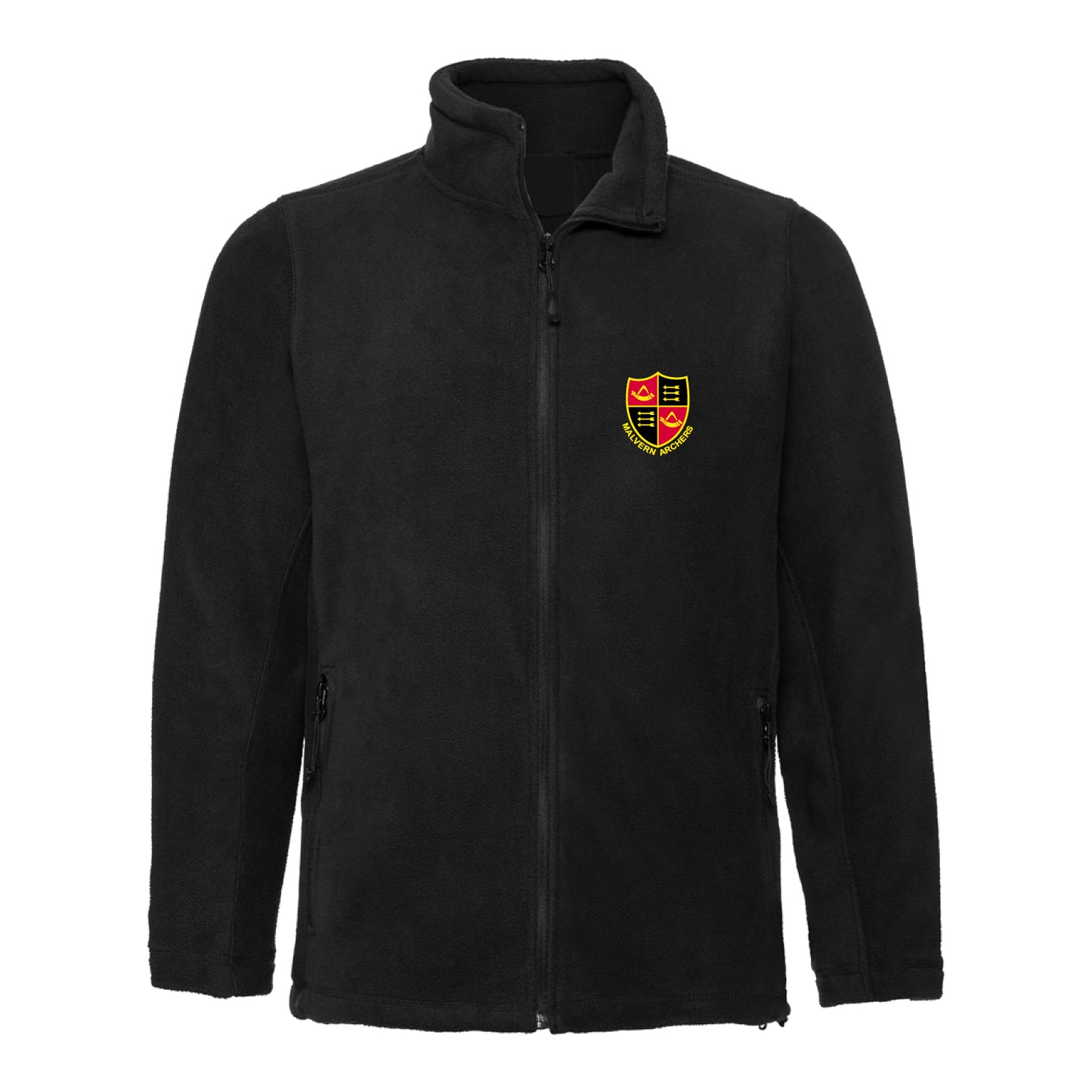 Malvern Archers Black Full Zip Fleece