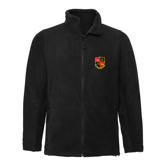 Malvern Archers Black Full Zip Fleece